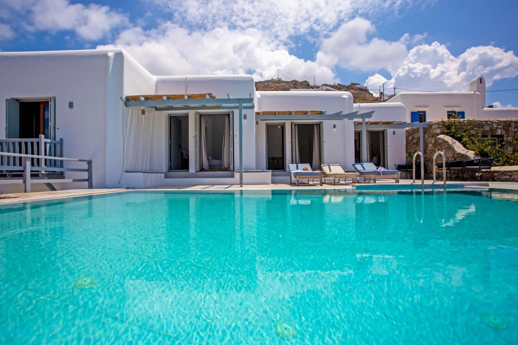 Aqua Breeze Seaview Pool Suites Mykonos Mykonos Town 외부 사진